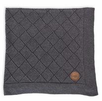 pilkas pledas - Pledas Ceba Baby Rice Stitch Graphite, 90x90 cm - 2 nuotrauka
