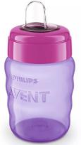 silikoninis puodelis - Philips Avent Spout Cup Pink SCF553/03 - 3 nuotrauka