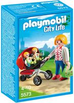 PLAYMOBIL CITY LIFE motina su vežimėliu dvynukų, 5573