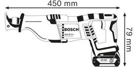 bosch 18 gsa - Tiesinis pjūklas Bosch GSA 18 V-LI (be akumuliatoriaus ir pakrovėjo) - 2 nuotrauka