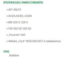 0w 40 tepalai - Castrol Edge Tit A3/B4, 0W-40, 1 l - 2 nuotrauka