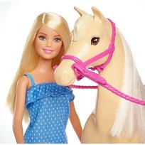 barbie horse - BARBIE lėlė ir jos žirgas, FXH13 - 4 nuotrauka