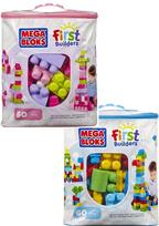 mega bloks kaladeles - Fisher Price Mega Bloks Build N Learn Zoomin Vehicles Bag CNH08 - 1 nuotrauka