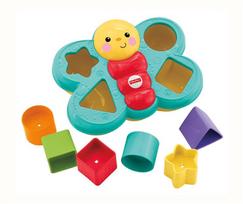 fisher price zaislai - Fisher Price Butterfly Shape Sorter CDC22 - 3 nuotrauka