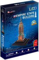 3D dėlionė: Empire State Building (su LED apšvietimu)
