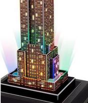 cubicfun 3d puzzle - 3D dėlionė: Empire State Building (su LED apšvietimu) - 3 nuotrauka