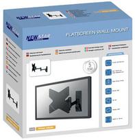 sieninis tv stovas - TV SET ACC WALL MOUNT JUODAS/10-40" FPMA-W835 NEWSTAR - 3 nuotrauka
