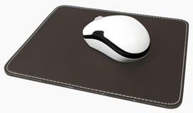 mousepad - LogiLink Mousepad Leather Design Black - 6 nuotrauka