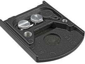 ploksteles stovas - Manfrotto Accessory Plate with 1/4 and 3/8 screws 410PL - 2 nuotrauka