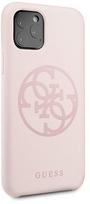senukai iphone - Guess 4G Tone On Tone Back Case For Apple iPhone 11 Pro Pink - 5 nuotrauka