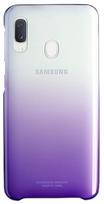 samsung a20 deklas - Dėkliukas SAMSUNG Gradation Galaxy A20e, nugarėlė, skaidri-violetinė - 1 nuotrauka