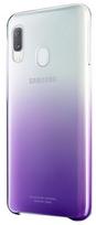 samsung a20 deklas - Dėkliukas SAMSUNG Gradation Galaxy A20e, nugarėlė, skaidri-violetinė - 2 nuotrauka