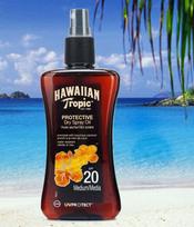 hawaiian tropic dry oil - Hawaiian Tropic Protective Dry Oil Spray SPF20 200ml - 2 nuotrauka