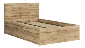 lova viengule 120x200 - Black Red White Tetrix Bed B 120x200cm Wotan Oak - 4 nuotrauka
