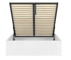 lovos dvigules 140x200 - Black Red White Tetrix Bed B 140x200cm Gloss White - 3 nuotrauka