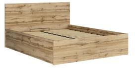 Black Red White Tetrix Bed B 160x200cm Wotan Oak