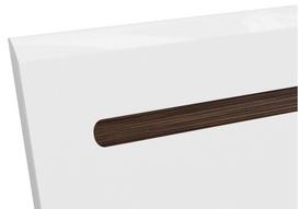 brw azteca - Black Red White Azteca Trio Bed 160x200cm White - 4 nuotrauka