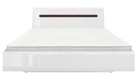 brw azteca - Black Red White Azteca Trio Bed 160x200cm White - 6 nuotrauka