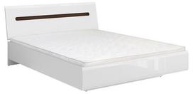 brw azteca - Black Red White Azteca Trio Bed 160x200cm White - 7 nuotrauka