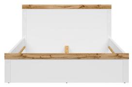 Black Red White Holten Bed 160 White