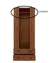 spinteles spinta - Black Red White Indiana Wardrobe 80x195cm Sutter Oak - 2 nuotrauka