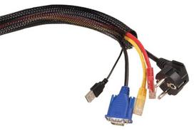 laikikliai tinklui - Maclean Cable Wire Ograniser 1.8m - 4 nuotrauka