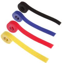 Label The Cable Double-Sided Velcro Roll 4 x 1m Mixed Colors