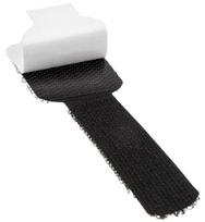 velcro laidu - Label The Cable PRO Wall Velcro Cable Holder Set of 50 Black - 4 nuotrauka