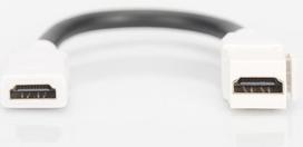 hdmi hdmi female - Digitus HDMI 2.0 F/F White 12 cm - 2 nuotrauka