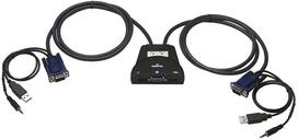 Manhattan 2-Port Mini KVM Switch 151245