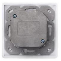 e mounts - Digitus Modular Wall Outlet Cat 6 RJ45 x 2 White - 4 nuotrauka