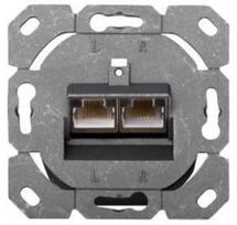 e mounts - Digitus Modular Wall Outlet Cat 6 RJ45 x 2 White - 6 nuotrauka