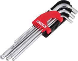 Kreator KRT408302 HEX Key Long 9pcs BP