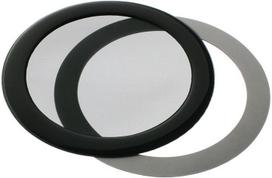 ausinimo groteles - DEMCiflex Dust Filter 92 mm Round Black DF0015 - 1 nuotrauka