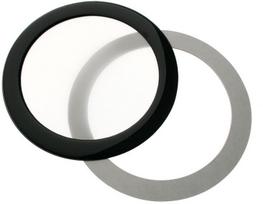 it dusters - DEMCiflex Dust Filter 92mm Round Black/White DF0489 - 1 nuotrauka