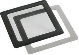 ausinimo groteles - DEMCiflex Dust Filter 80mm Black DF0002 - 1 nuotrauka