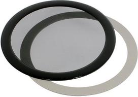 ausinimo groteles - DEMCiflex Dust Filter 120mm Round Black DF0016 - 1 nuotrauka