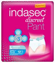 Indasec Discreet Pant 12 pcs Plus Large