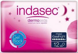 Indasec Dermoseda Pads 12pcs Maxi Goodnight