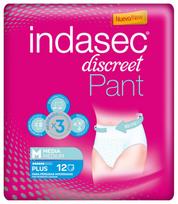 Indasec Discreet Pant 12 pcs Plus Medium