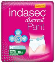 Indasec Discreet Pant 10 pcs Super Medium
