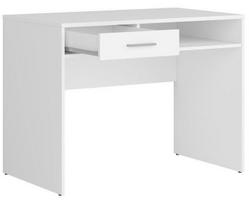 rasomieji stalai darbo stalai - Black Red White Nepo Plus Writing Desk White - 2 nuotrauka