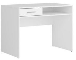 rasomieji stalai darbo stalai - Black Red White Nepo Plus Writing Desk White - 3 nuotrauka
