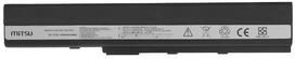 asus k52f baterija - Mitsu Battery For Asus A52/K52 4400mAh - 1 nuotrauka