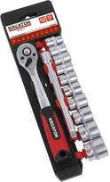 3 8 terksle - Kreator KRT500113 Socket Set 3/8" 12pcs - 1 nuotrauka