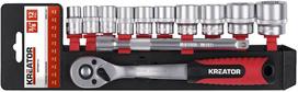 3 8 terksle - Kreator KRT500113 Socket Set 3/8" 12pcs - 2 nuotrauka