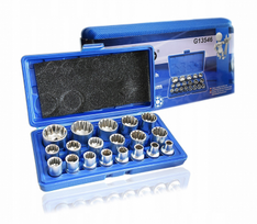 Geko Socket Head Set 1/2'' 19pcs