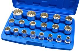 terksles rinkinys - Geko Socket Head Set 1/2'' 19pcs - 2 nuotrauka