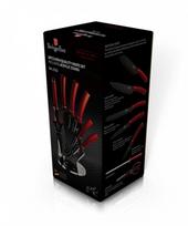 berlinger haus peiliu rinkinys su stovu - BerlingerHaus Metallic Line peilių rinkinys Burgundy Edition, 8 dalių - 3 nuotrauka