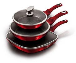 berlinger haus keptuves dangciai - Berlingerhaus Metallic Line keptuvių su dangčiais rinkinys Burgundy Edition, 6 dalių - 2 nuotrauka